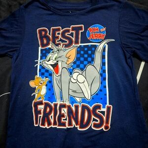 Size 6 boys Tom and Jerry t shirt